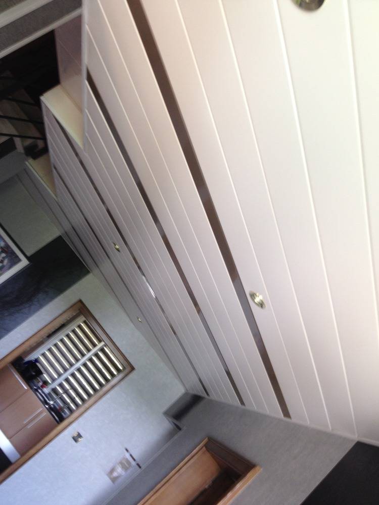 Nettoyage - plafond -lames-alu-couloir-Wittelsheim  (11)