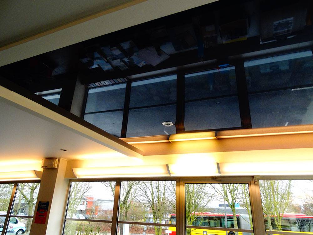 Nettoyage plafond - Toile PVC Brillant - 4