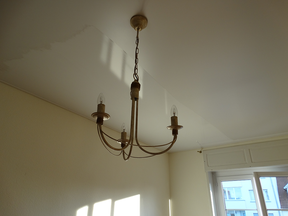 Nettoyage plafond - Toile PVC Brillant - 8