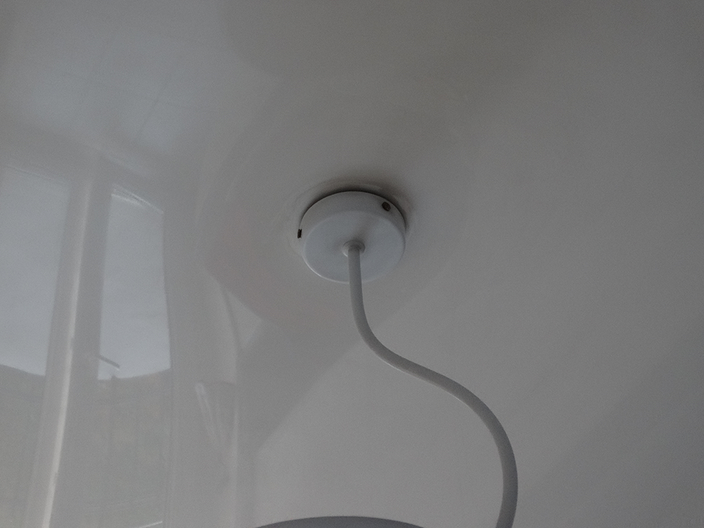 Nettoyage plafond - Toile PVC Brillant - 9