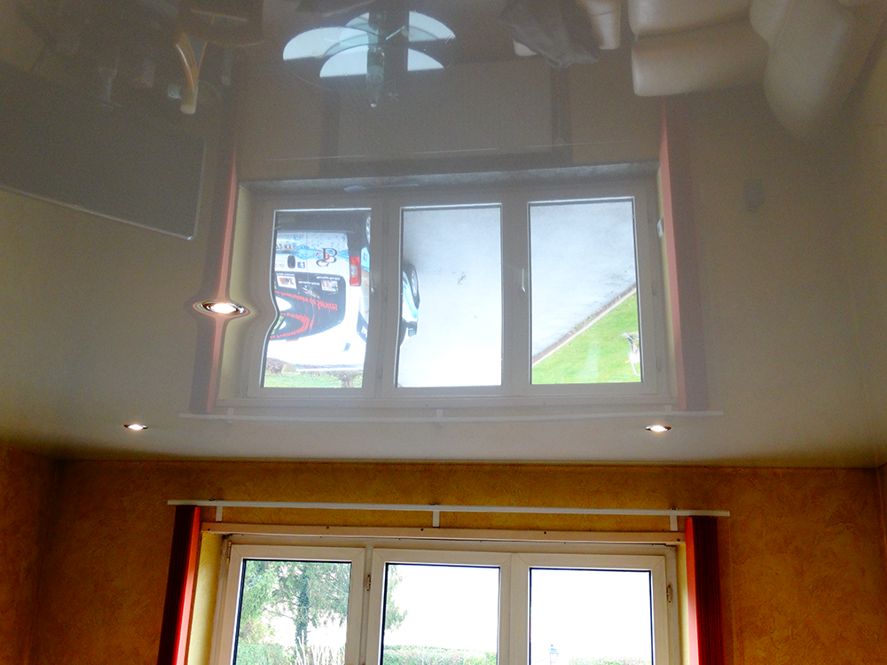Nettoyage plafond - Toile PVC Brillant - 10