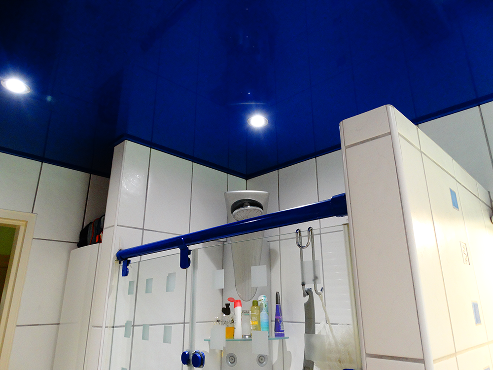 Nettoyage plafond - Toile PVC Brillant - 11