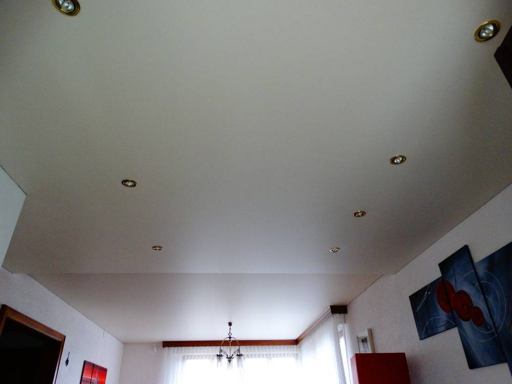 Nettoyage plafond - Toile PVC Mat - 1