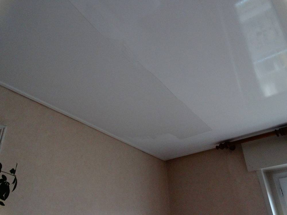 Nettoyage plafond - Toile PVC Mat - 7
