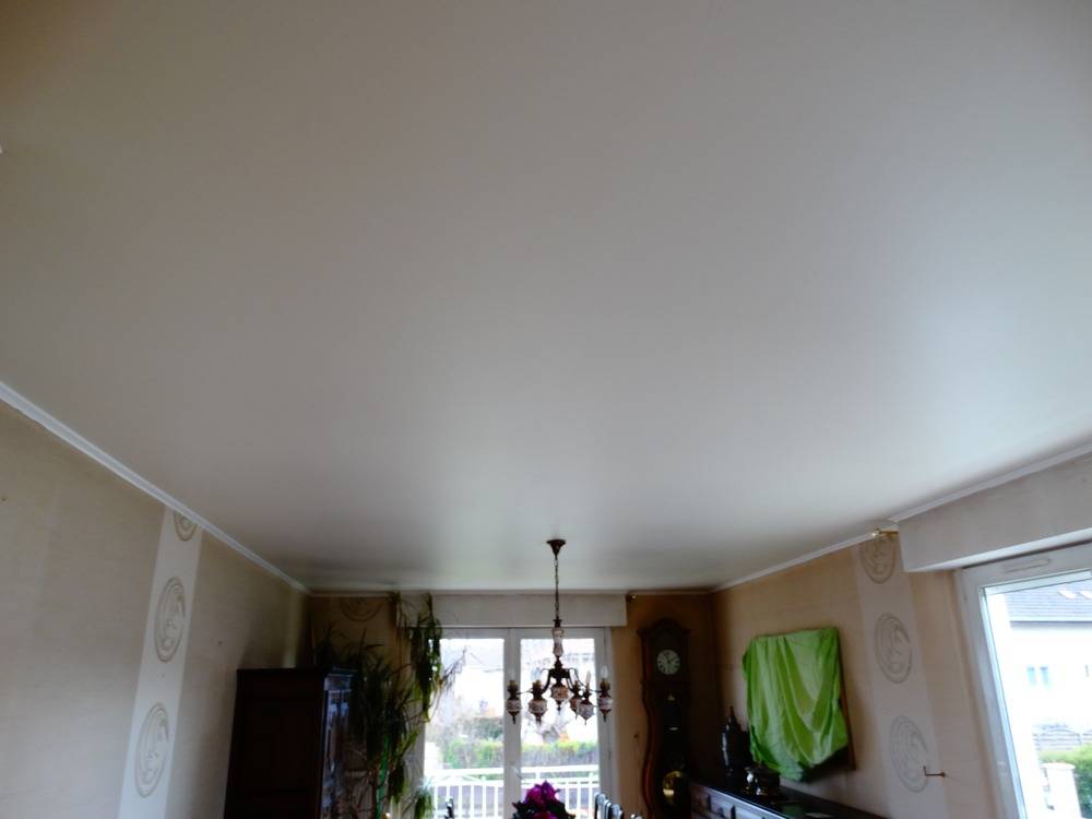 Lessivage- Nettoyage - plafond -tendu-PVC-salon-cuisine-Montbeliard(88)
